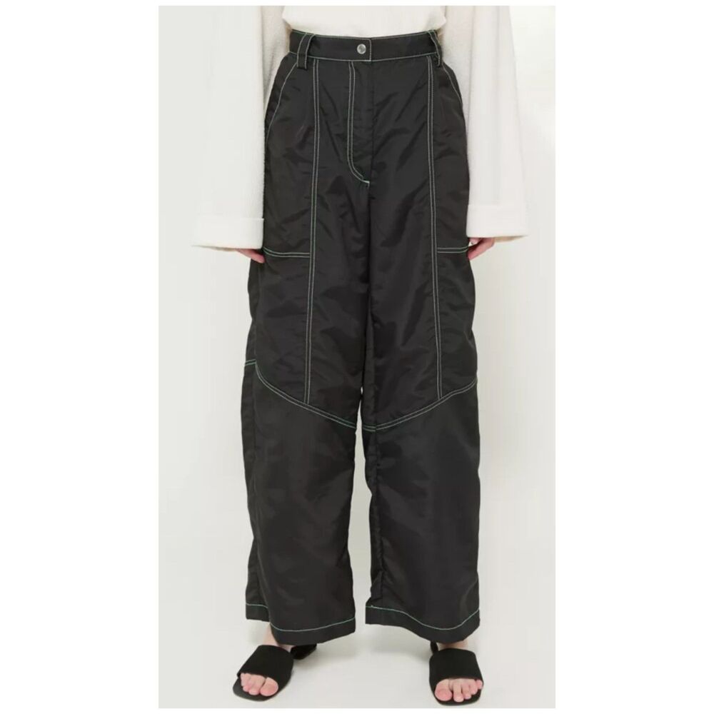 URBAN OUTFITTERS Mathias Nylon High-Waisted Wide Leg Pant